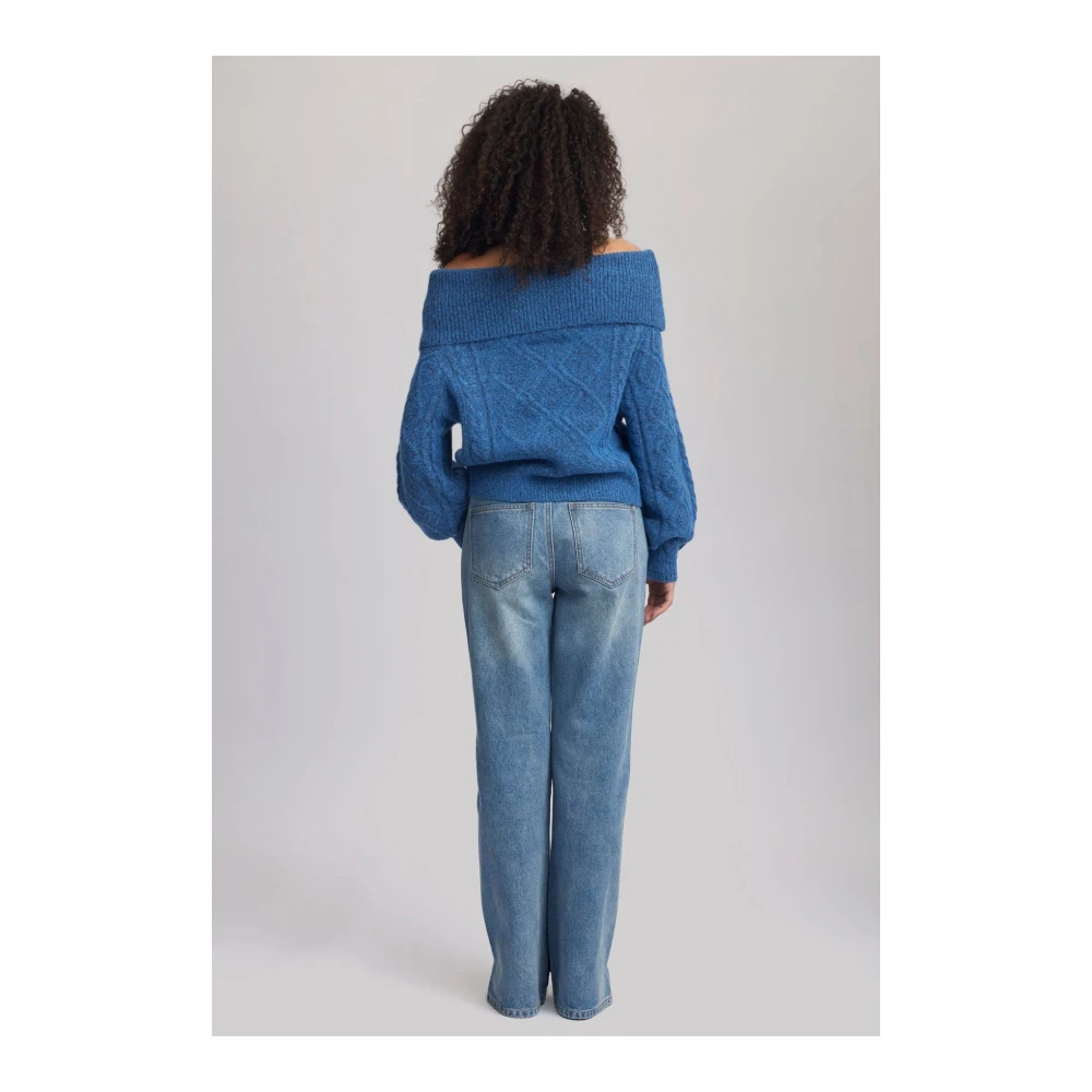 Gestuz Pacific Coast Adiegz Pullover Blue Dames
