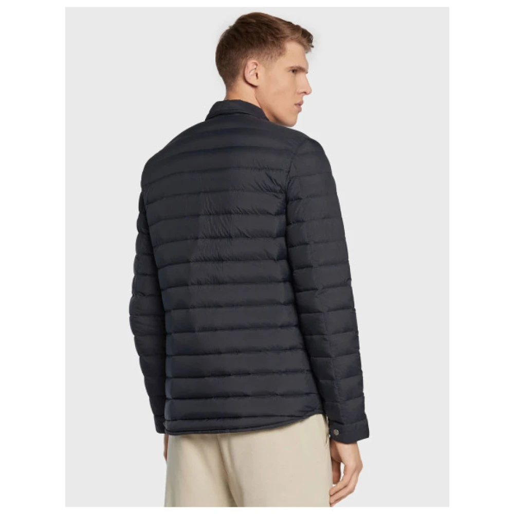 aeronautica militare Gewatteerde donsjas Blue Heren