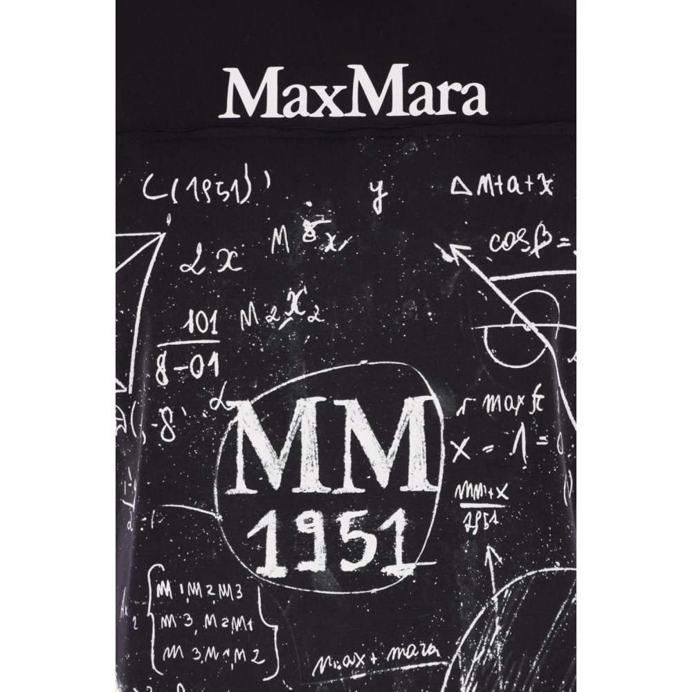 Max Mara Zwart T-shirt en Polo Colibri Black Dames