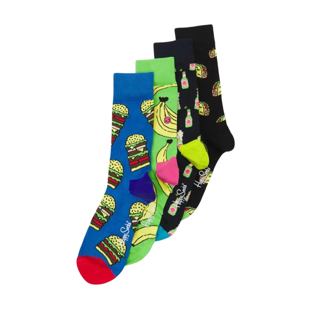 Happy Socks Set van 4 paar sokken met patronen Multicolor Dames