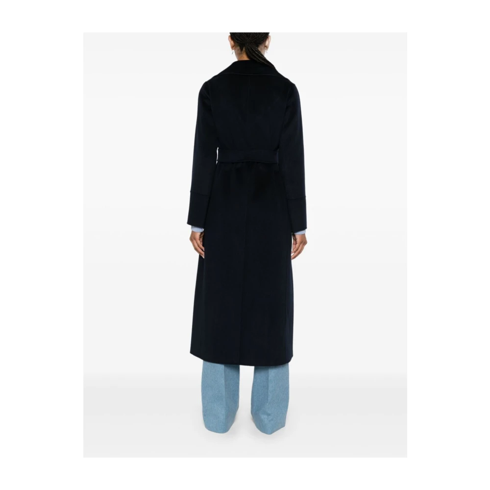 Max Mara Blauwe Wollen Jas Damesmode Blue Dames
