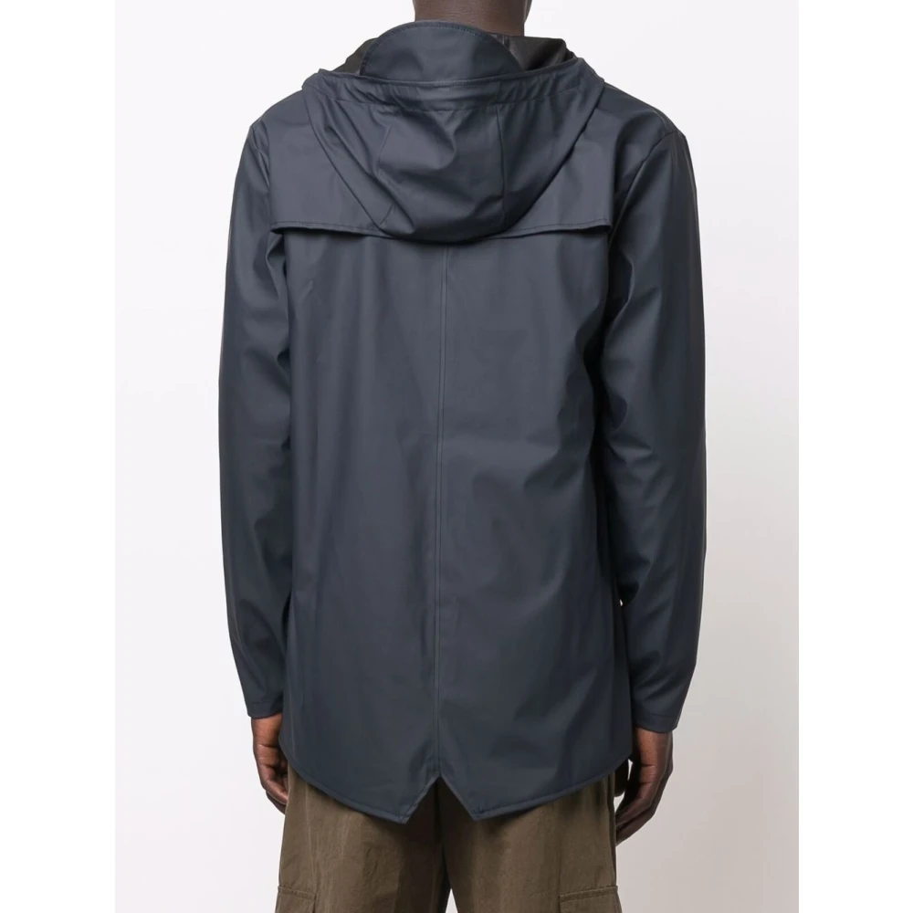 Rains Donkerblauwe Hooded Bomberjack Blue Heren