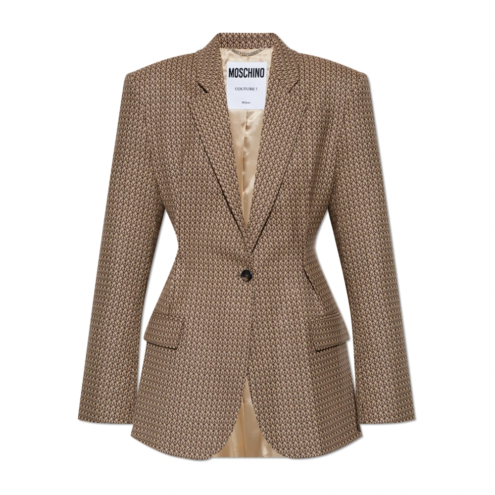Moschino Wollen Blazer Beige Dames