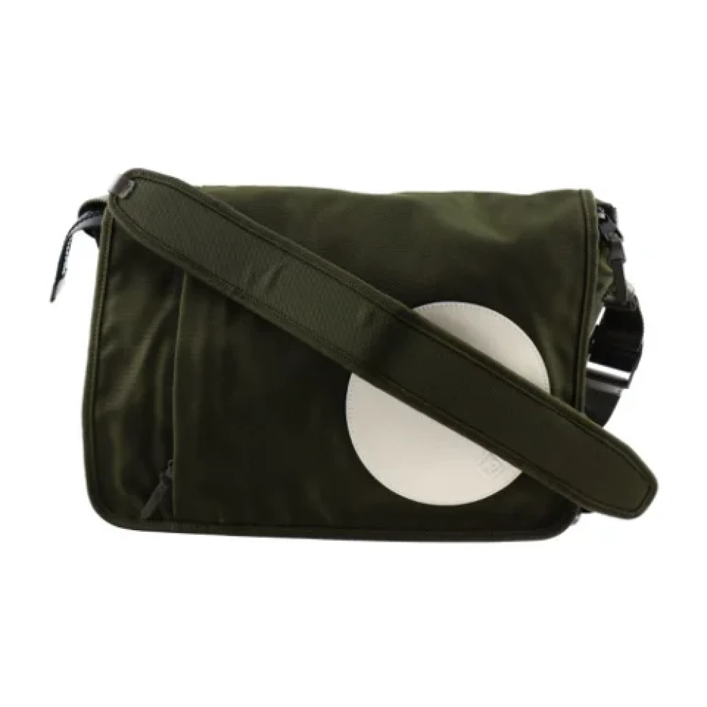 Dunhill Pre-owned Fabric shoulder-bags Green Dames