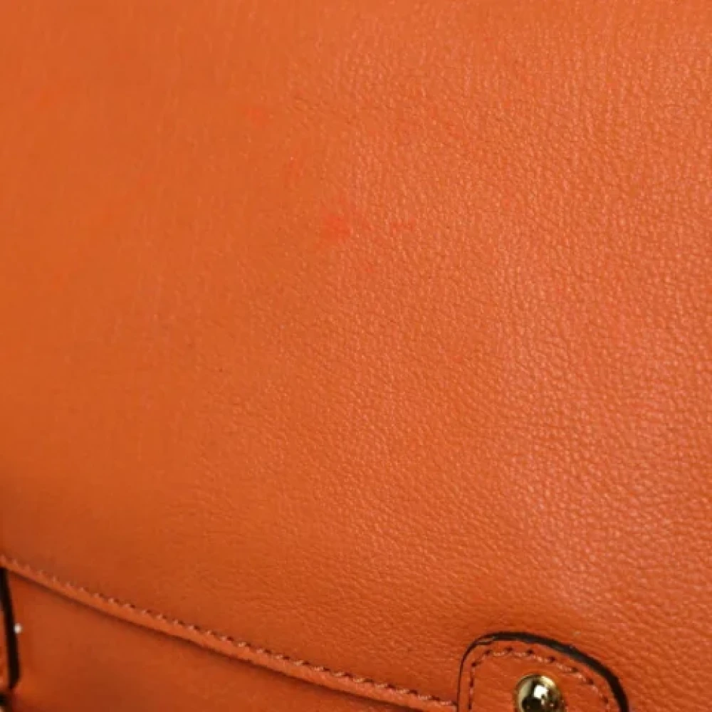 Michael Kors Pre-owned Fabric crossbody-bags Orange Dames