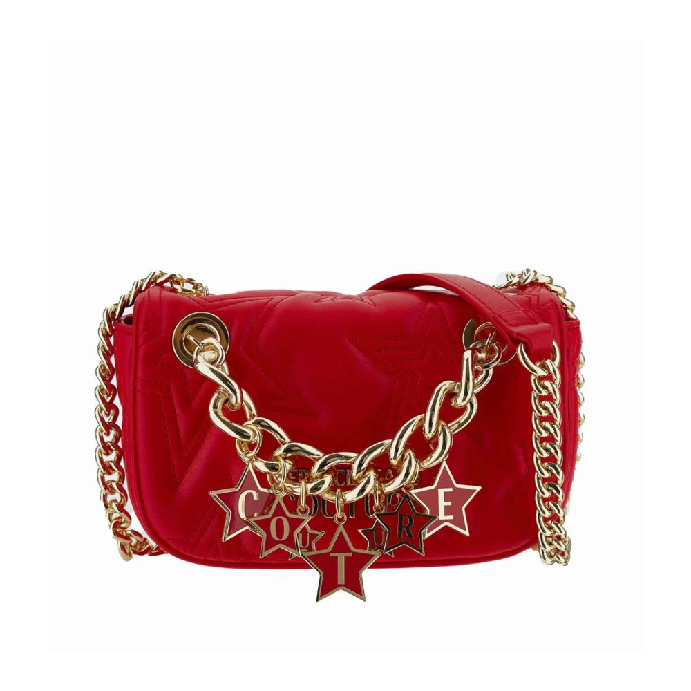 Versace Jeans Couture Rode Schoudertas voor Vrouwen Red Dames