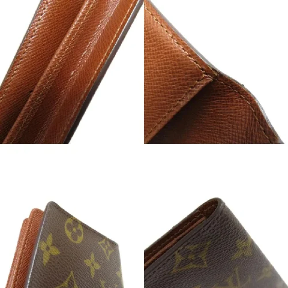 Louis Vuitton Vintage Pre-owned Canvas wallets Brown Heren