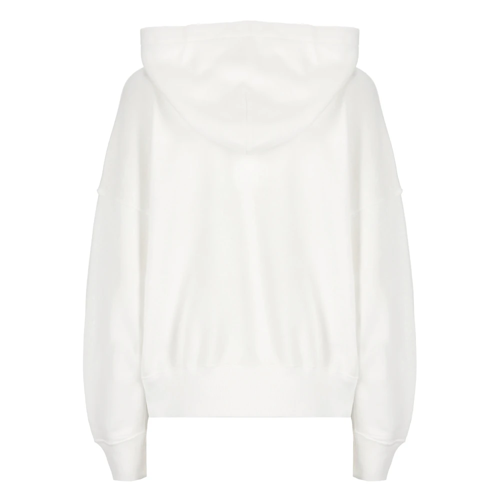 Ralph Lauren Cotton Hoodie White Dames