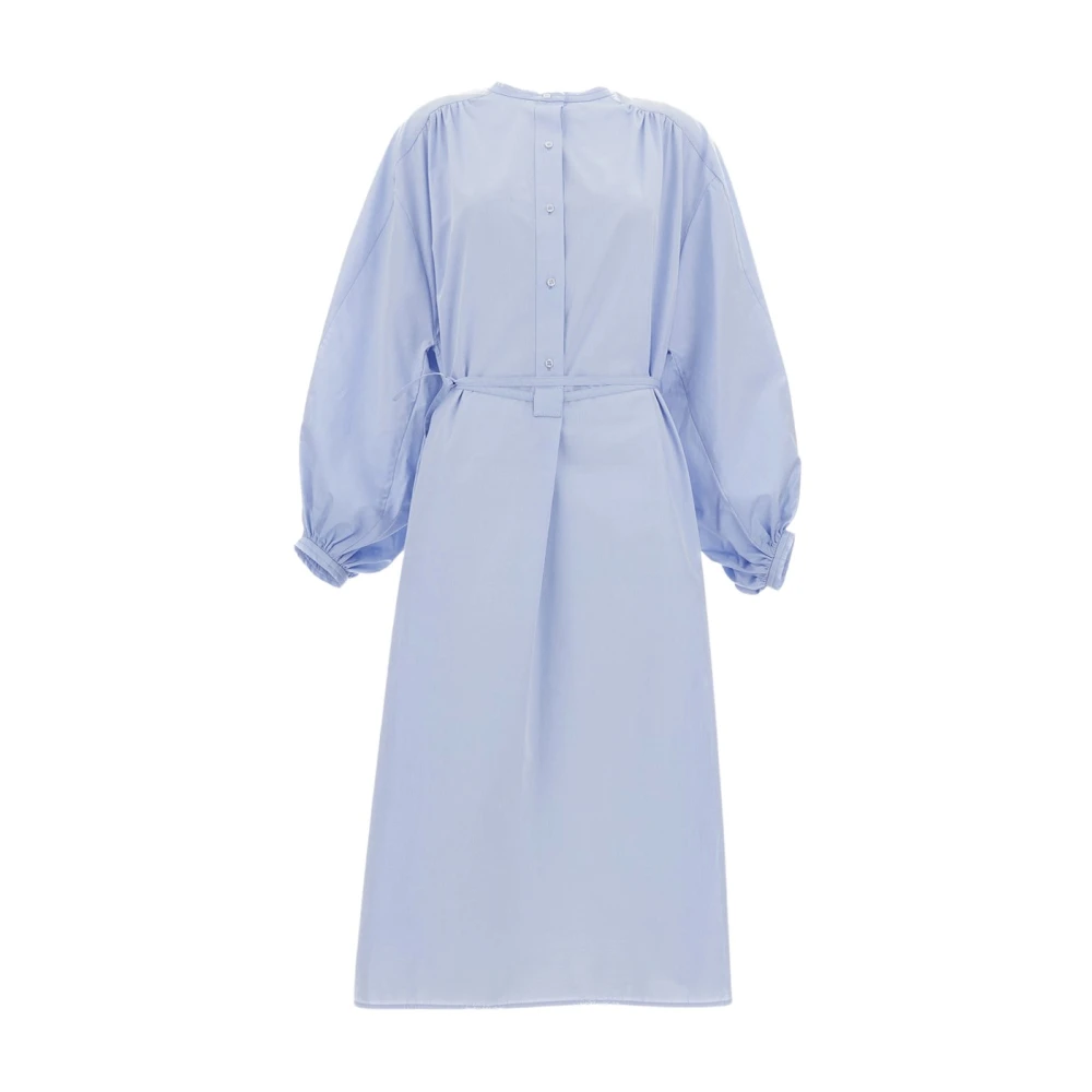 Loulou Studio Women's Blue Midi Shirt Dress - Midi Dresses - M - Dresses