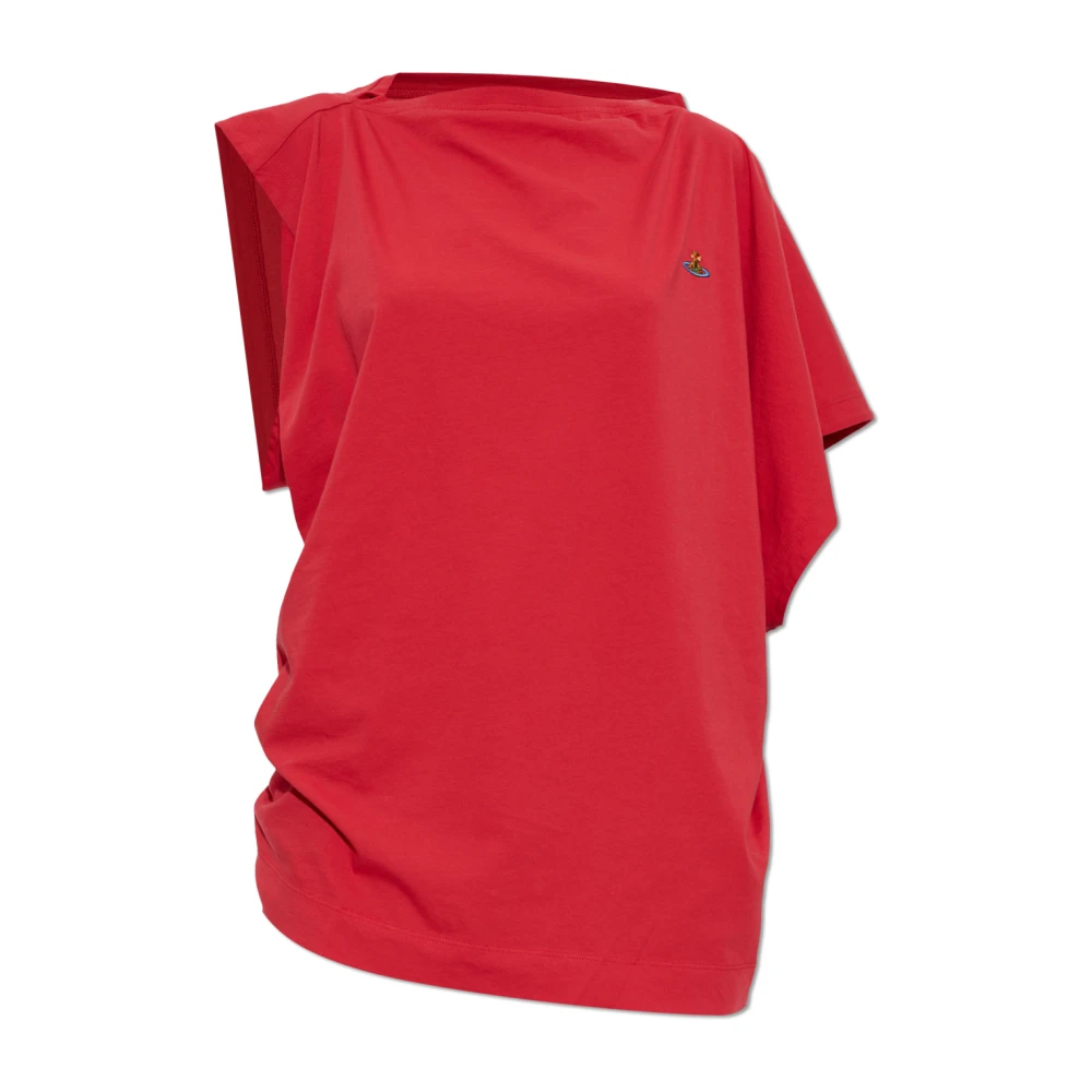 Vivienne Westwood Donna Rosso Top, Xs, New,