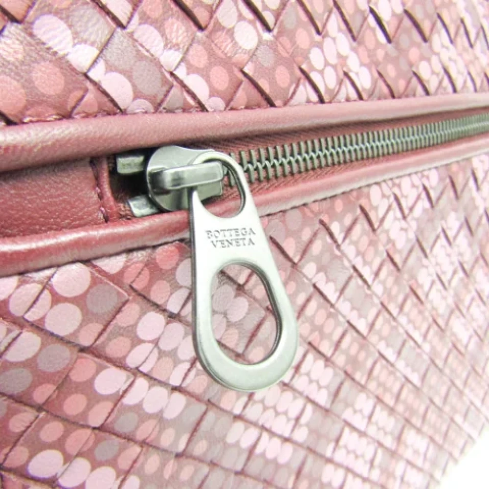 Bottega Veneta Vintage Pre-owned Leather clutches Pink Dames