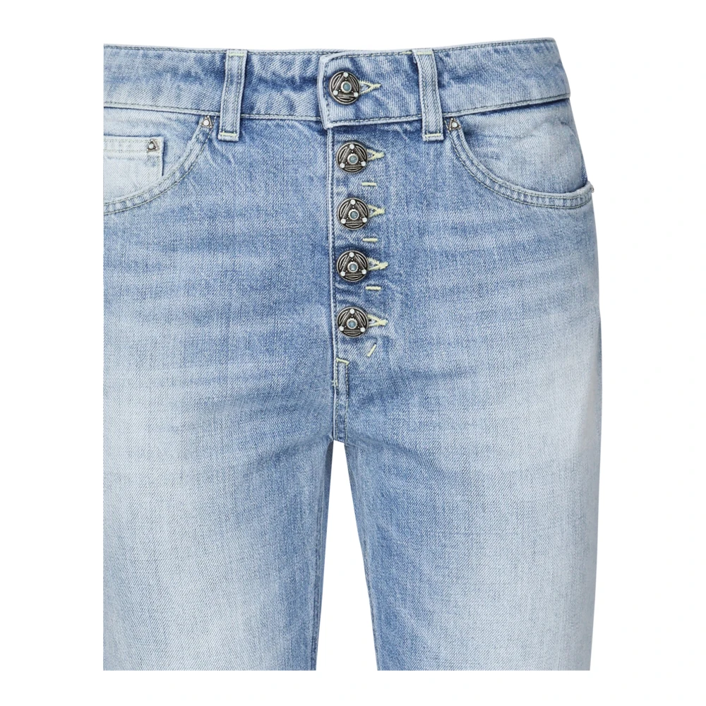 Dondup Blauwe Jeans met Koons Juwelen Blue Dames