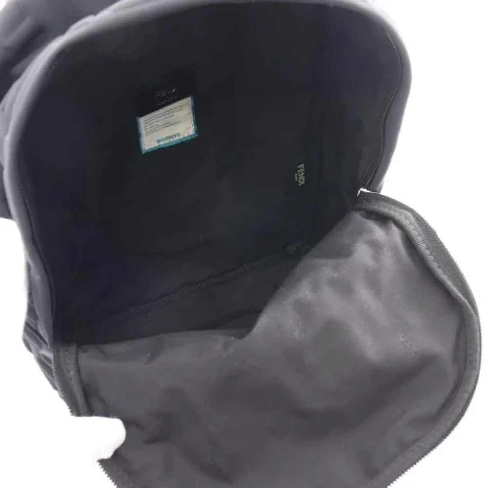 Fendi Vintage Pre-owned Fabric backpacks Black Dames