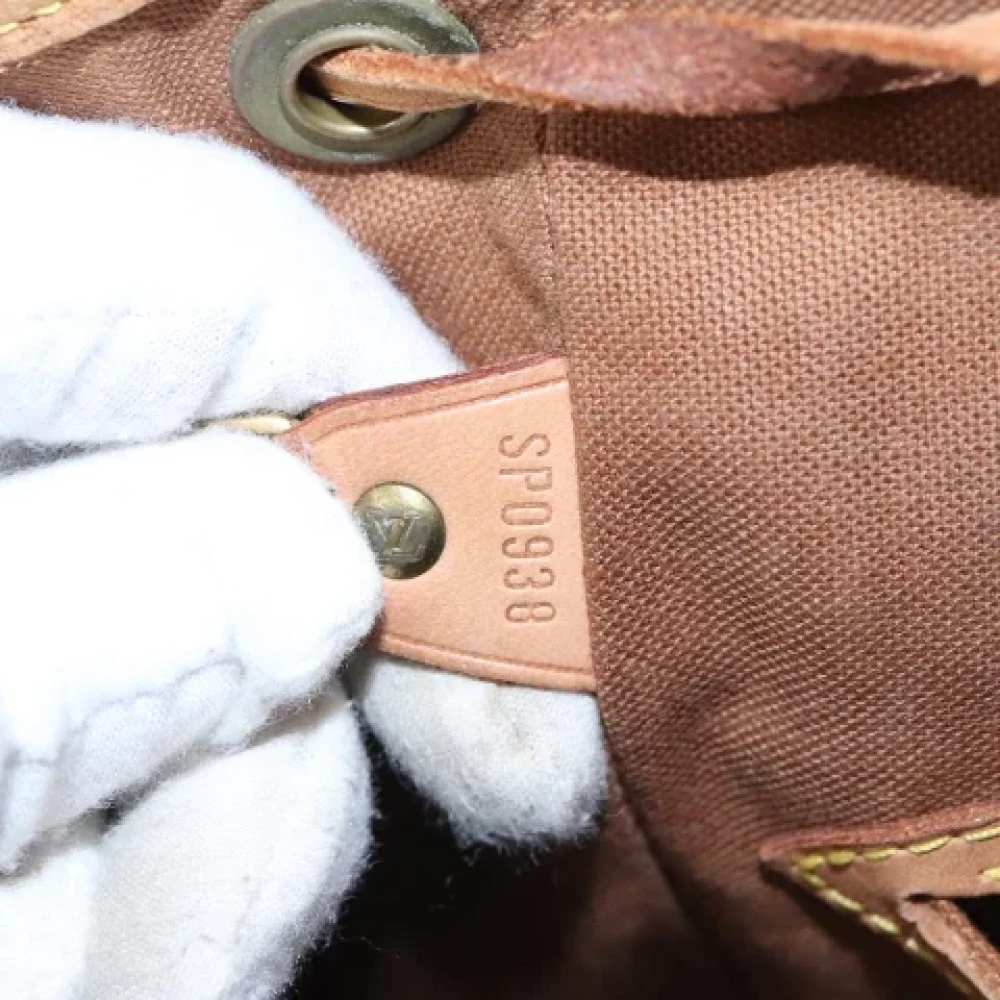 Louis Vuitton Vintage Pre-owned Canvas backpacks Brown Dames