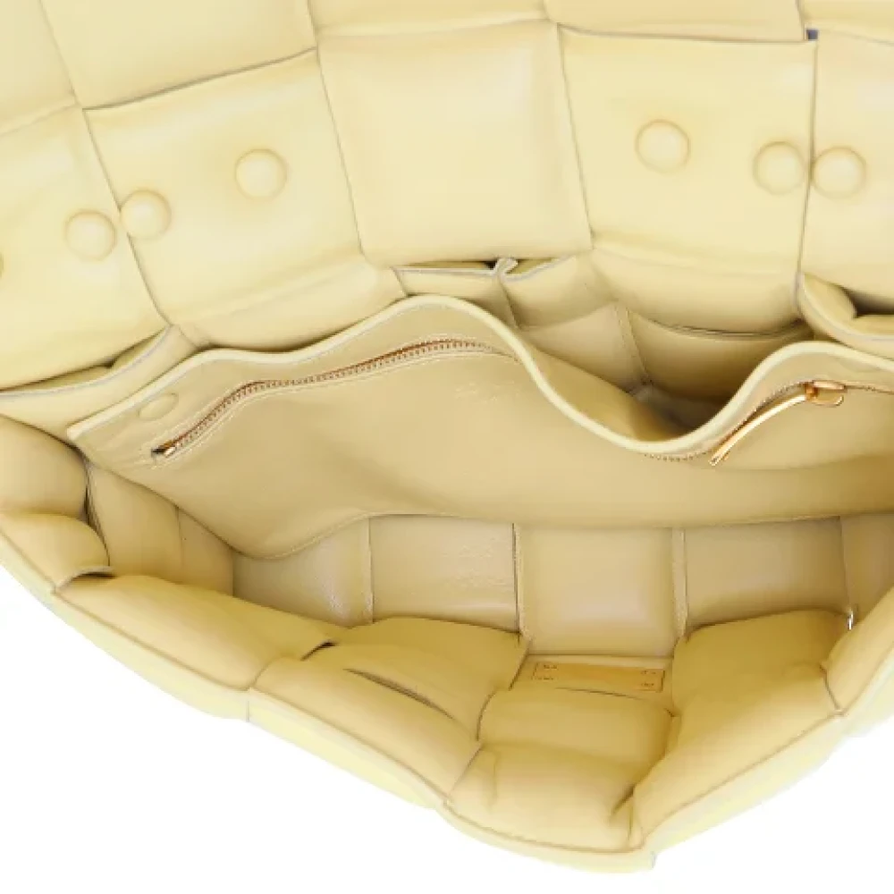 Bottega Veneta Vintage Pre-owned Leather crossbody-bags Yellow Dames