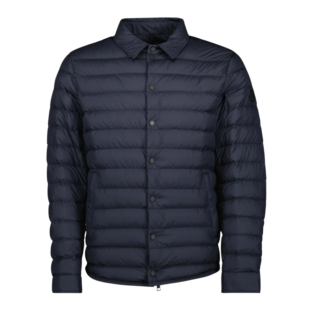 Moncler Blue Bourdon Down Jacket - Male - Down Jackets - S - Jackets