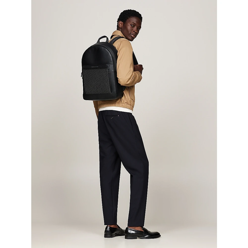Tommy Hilfiger Monogram Rugzak Black Unisex
