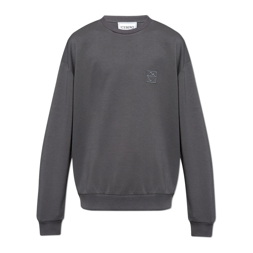 Iceberg Sweatshirt met logo Gray Heren