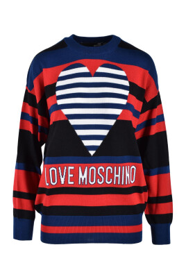 Love Moschino vestibilità Aderente a Maniche Lunghe con