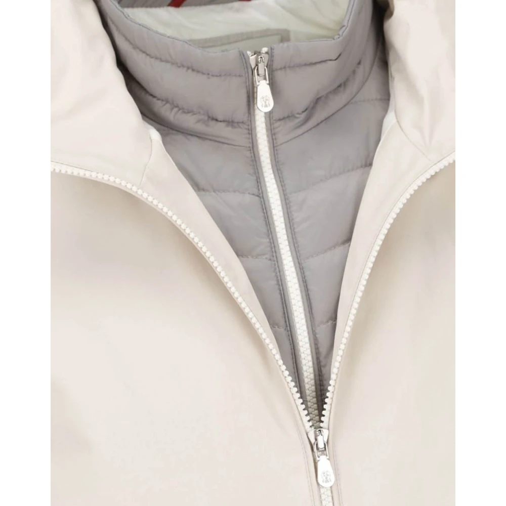 BRUNELLO CUCINELLI Winter Donsjas Blijf Warm Stijlvol Beige Heren
