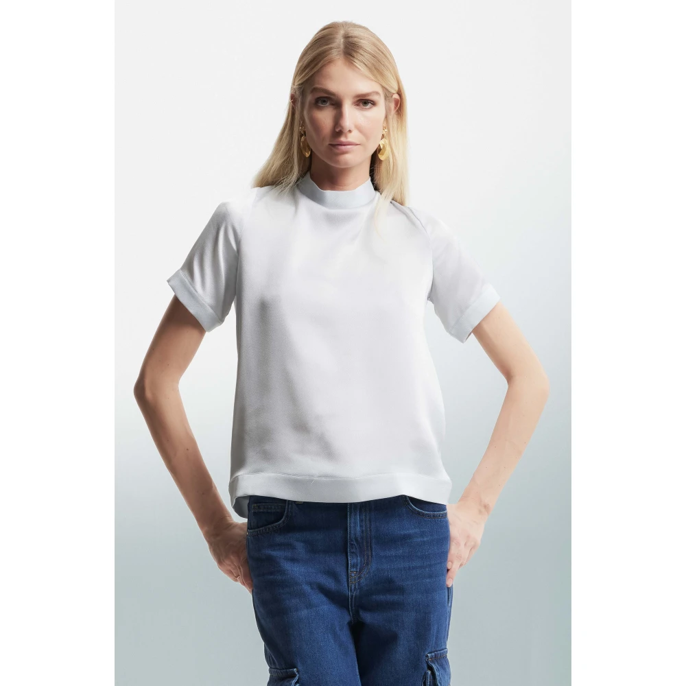 Kocca Blouse met hoge hals Gray Dames