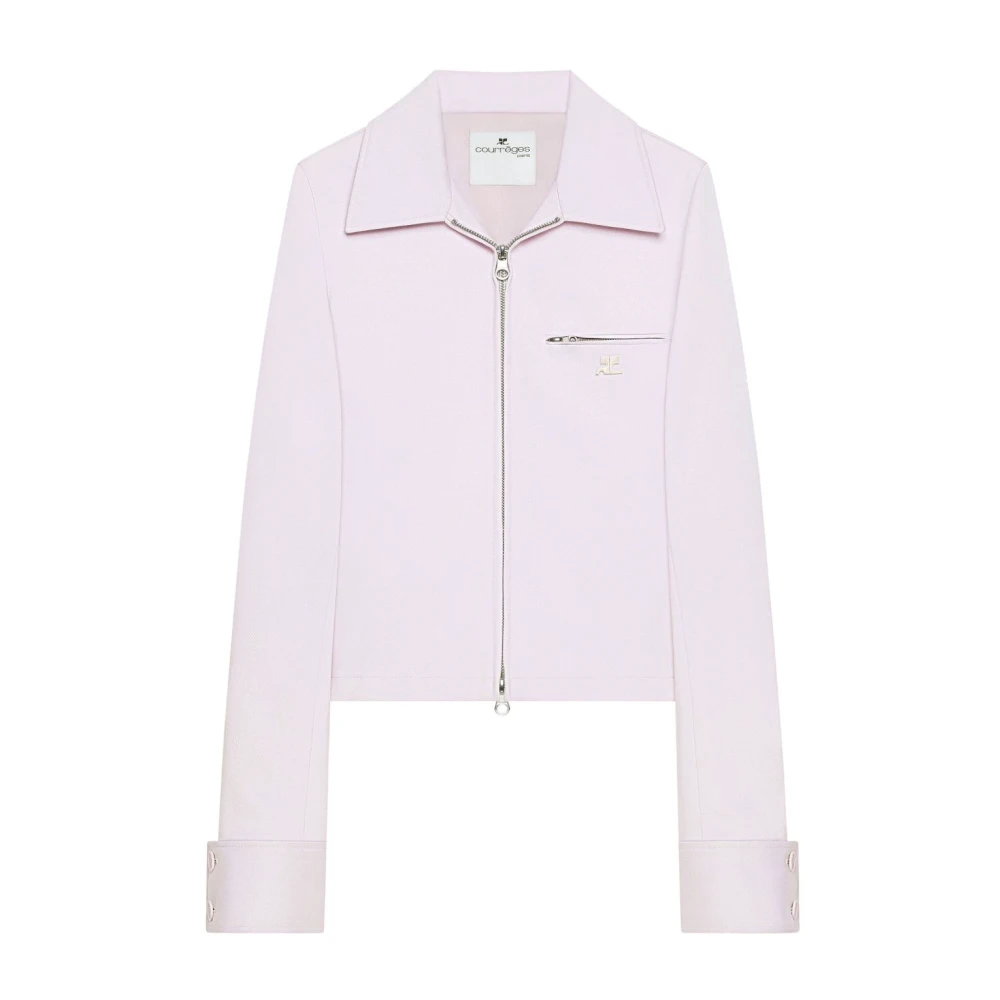 Courrèges Roze ritsjack met zakken Pink Dames