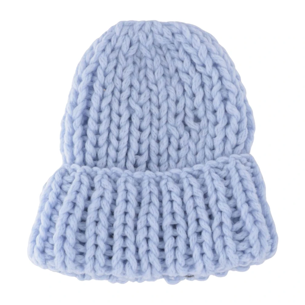 Evyïnit Luxe Merinowolmix Gebreide Beanie Blue Dames