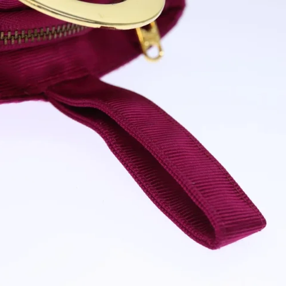 Celine Vintage Pre-owned Nylon pouches Pink Dames