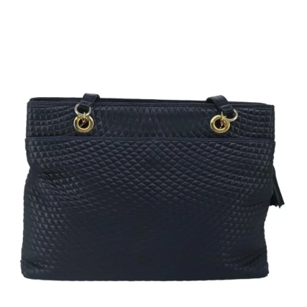 Bally Pre-owned Leather shoulder-bags Blue Dames