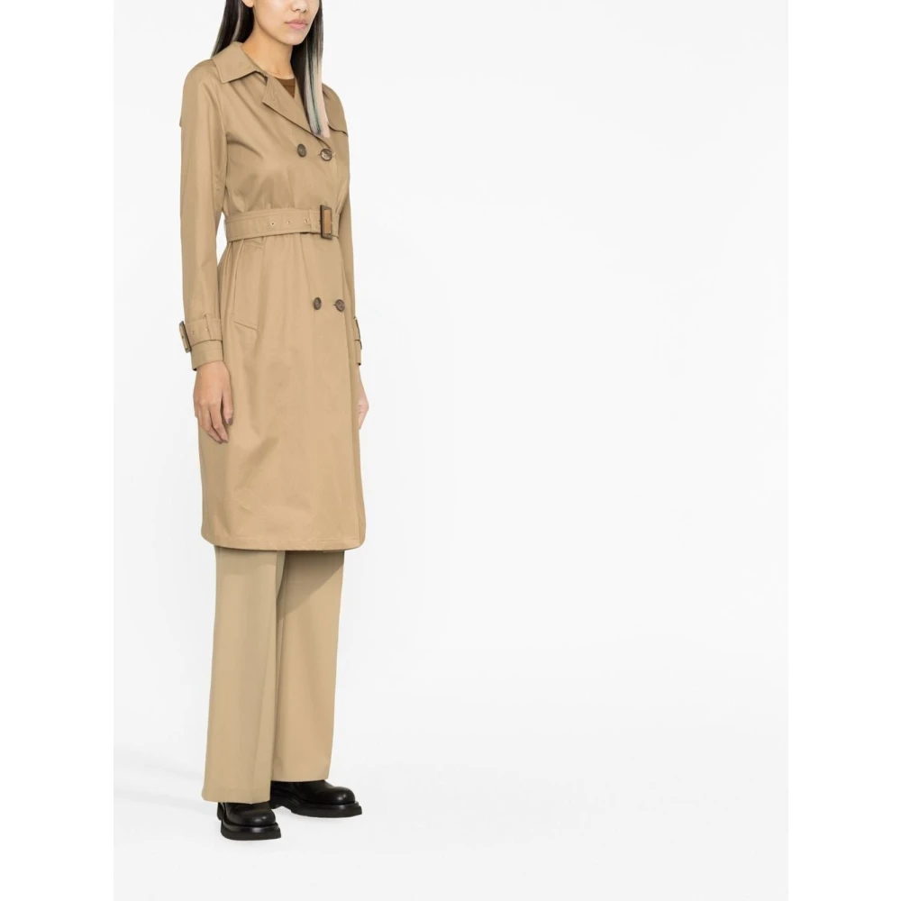 Herno Trench Coats Brown Dames