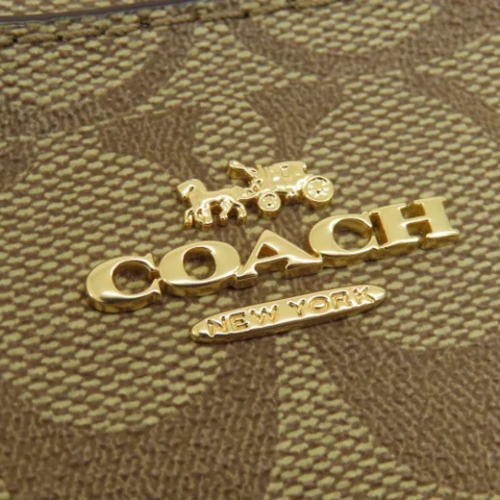 Coach Pre-owned Fabric shoulder-bags Beige Dames