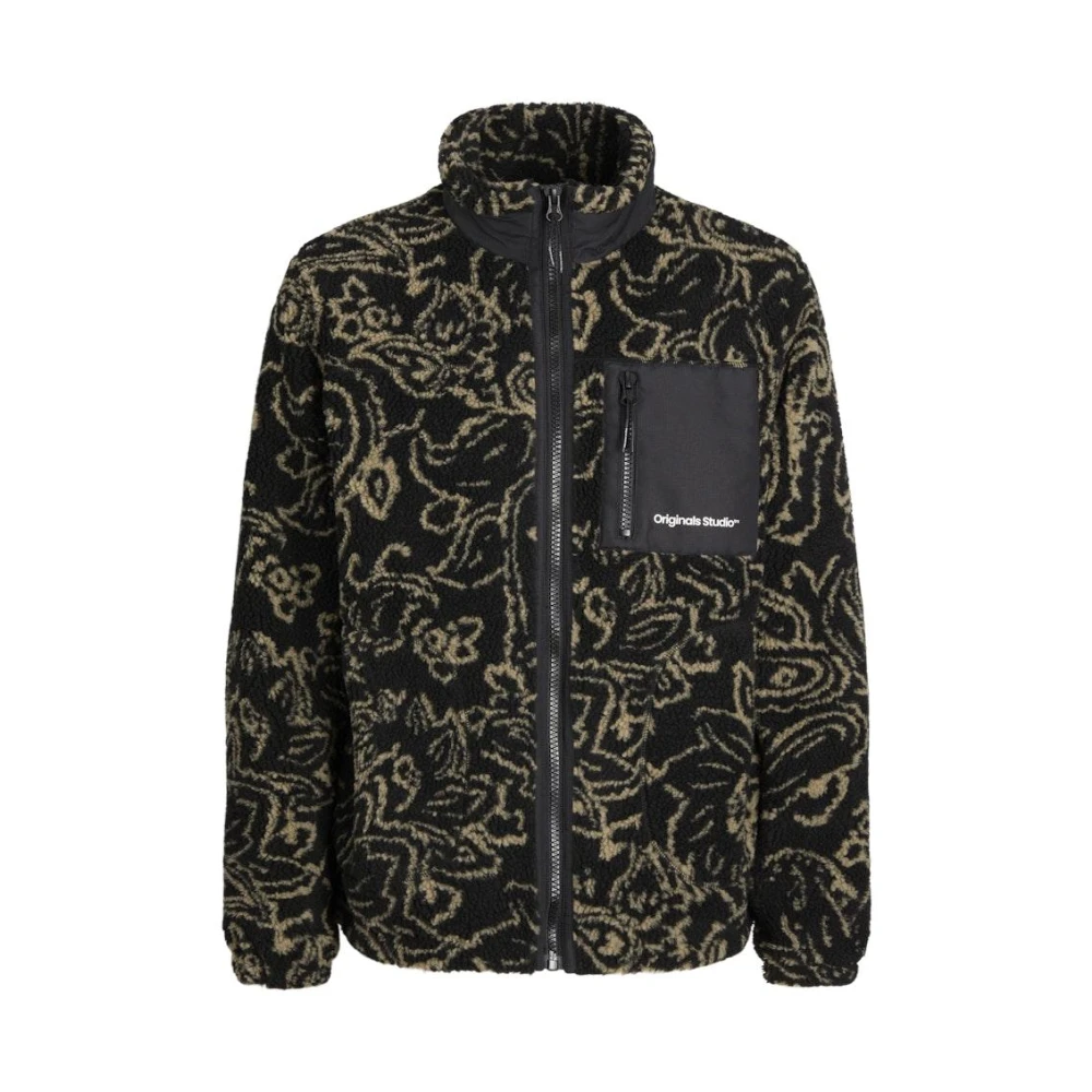 jack & jones Bloemen Teddy Jack Zwart Beige Black Heren
