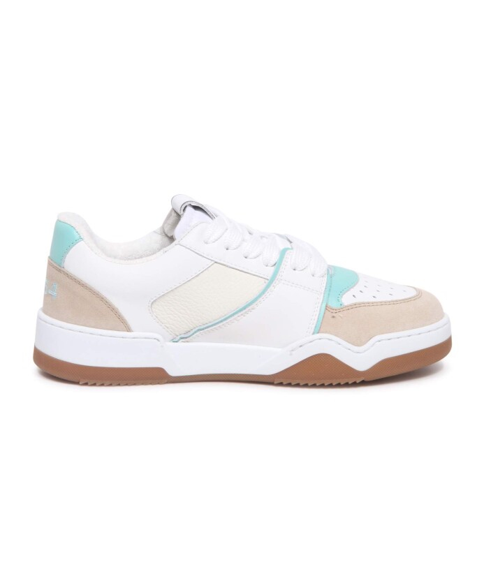 white-teal-beige-spiker-shoes