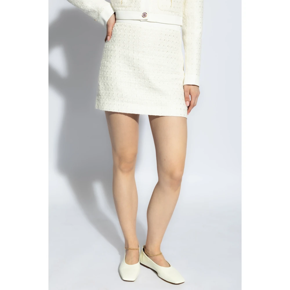 Casablanca Tweed rok White Dames