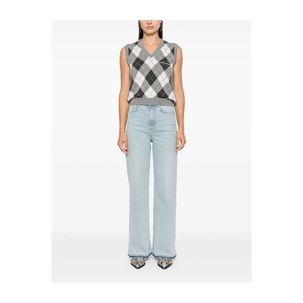 Ganni Denim Tint Andi Jeans Blue Dames