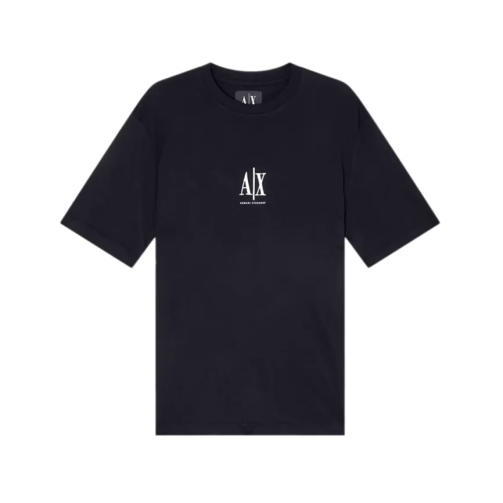 Armani Exchange Men's Black Milano Ax T-Shirt