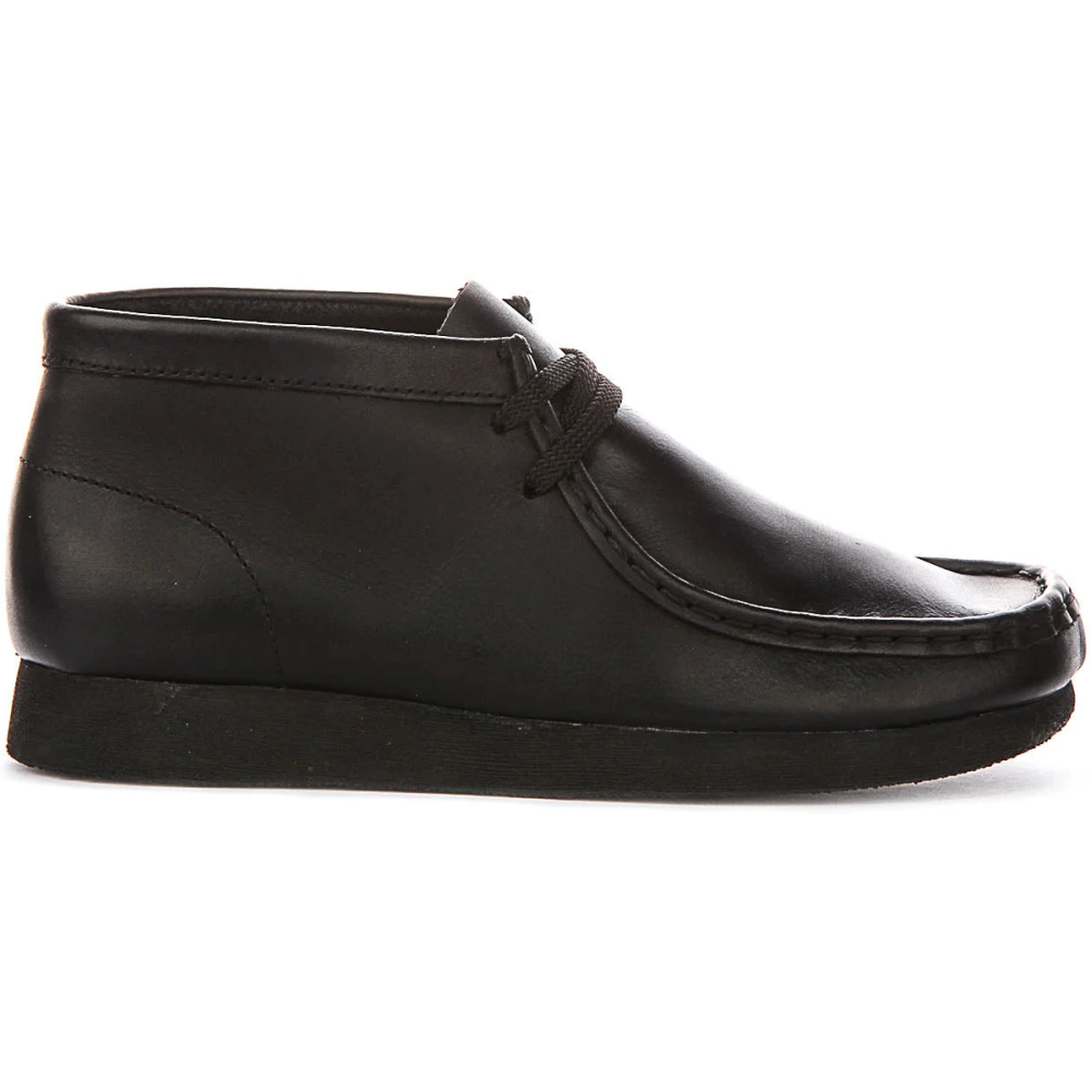 Clarks Unisex Kids Black Kids Boots, 39 Eu, Wallabee Boot