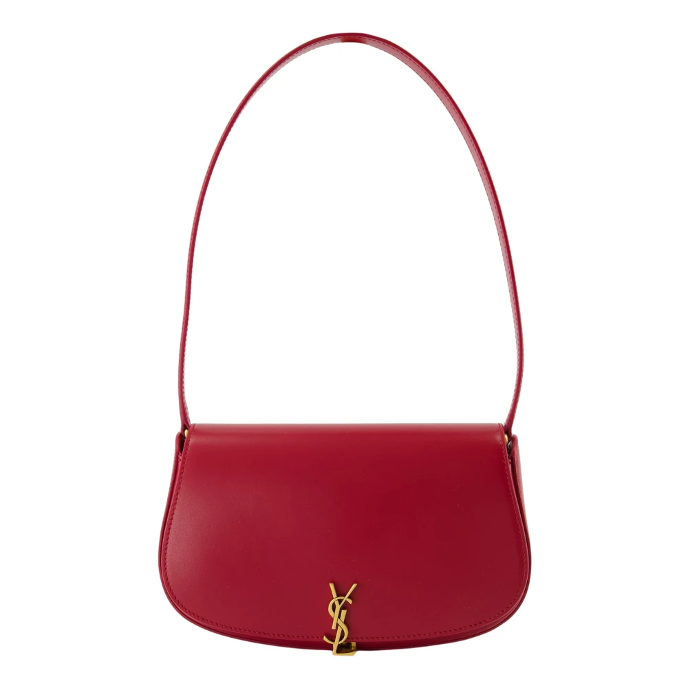 Saint Laurent Women's Red Mini Voltaire Shoulder Bag