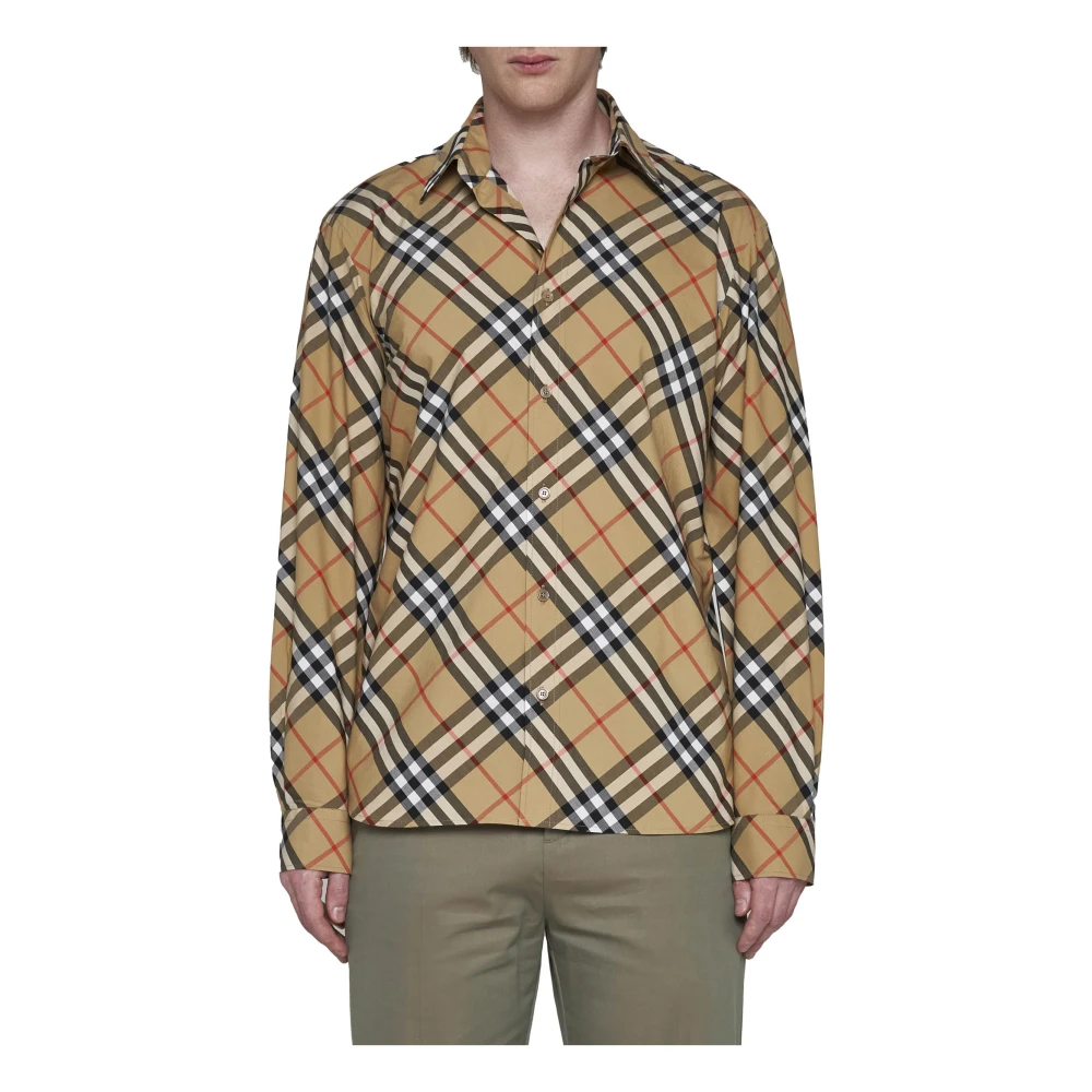 Burberry Stijlvolle Overhemden Multicolor Heren