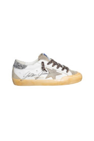 Super-star Leather Upper Suede White/taupe/silver