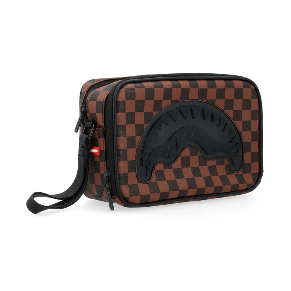 Sprayground Heldere Ogen Toilettas Brown Heren