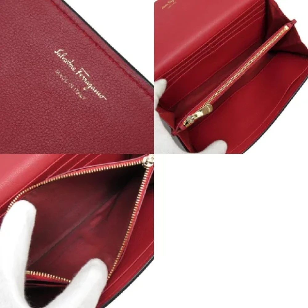 Salvatore Ferragamo Pre-owned Leather wallets Black Dames