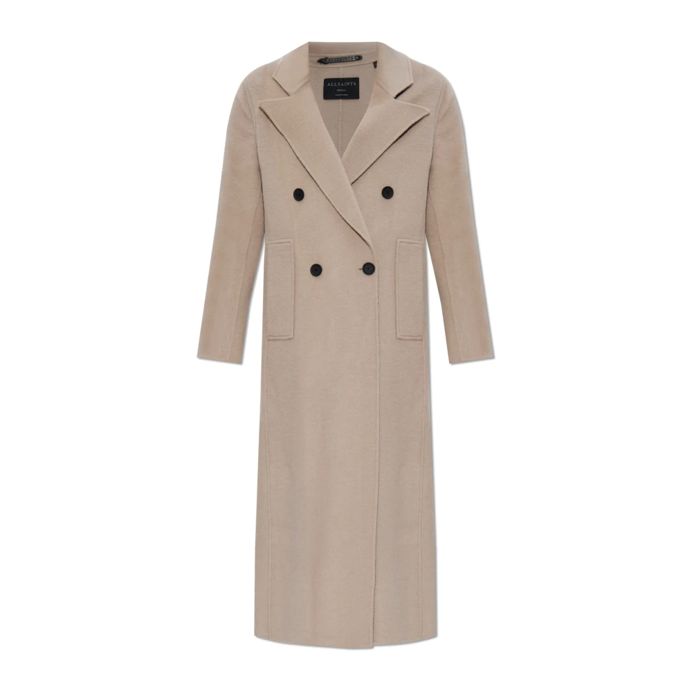 Coats > Double-Breasted Coats - - AllSaints - Modalova