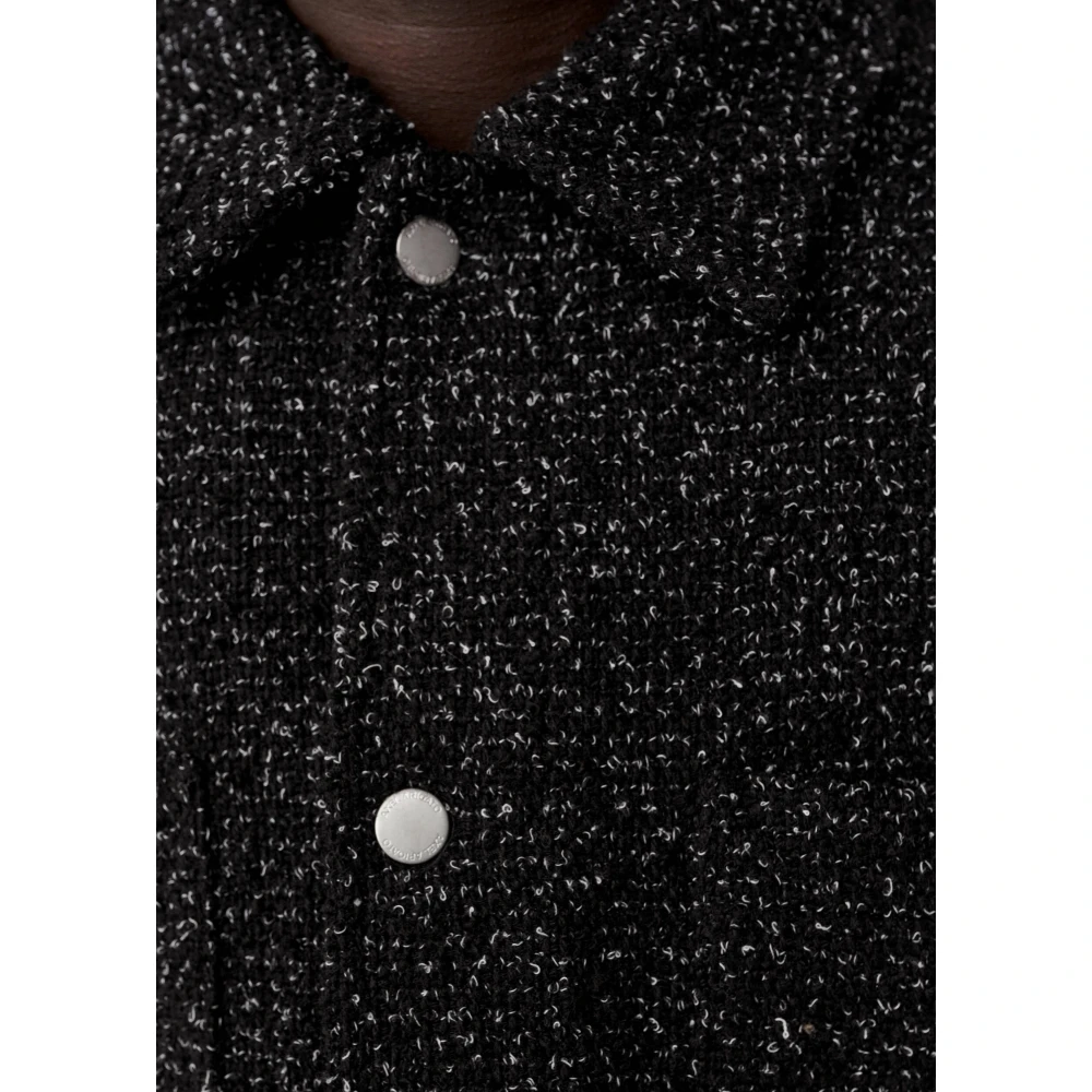Axel Arigato Wyn Boucle Overshirt Black Heren