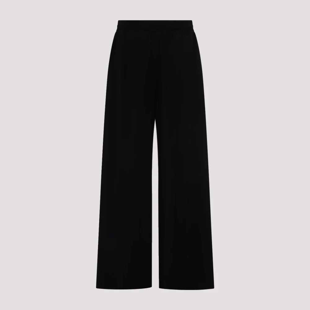 Fabiana Filippi Zwarte Wijde Pijp Broek Black Dames