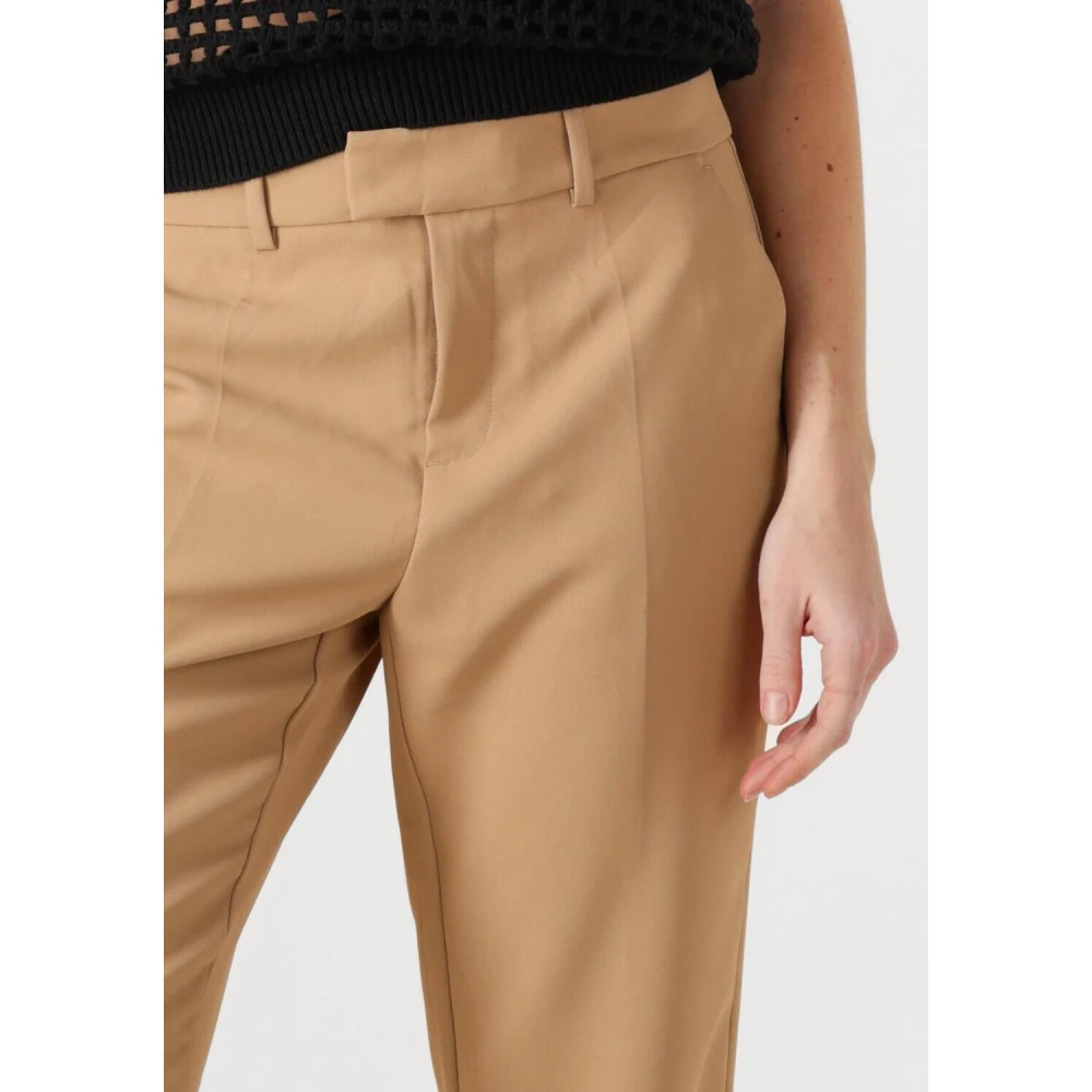MOS MOSH Camel Elegante Pantalon voor Vrouwen Beige Dames