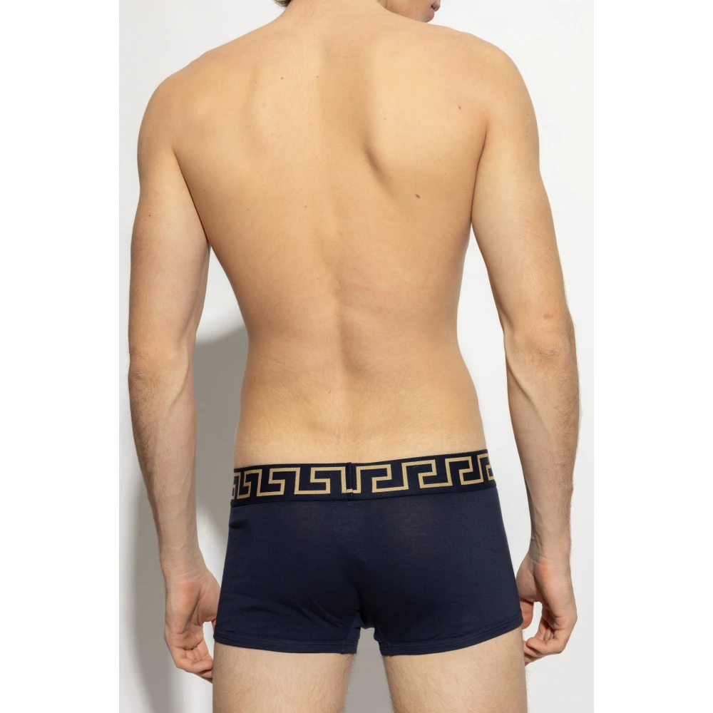 Versace Katoenen boxershorts Blue Heren