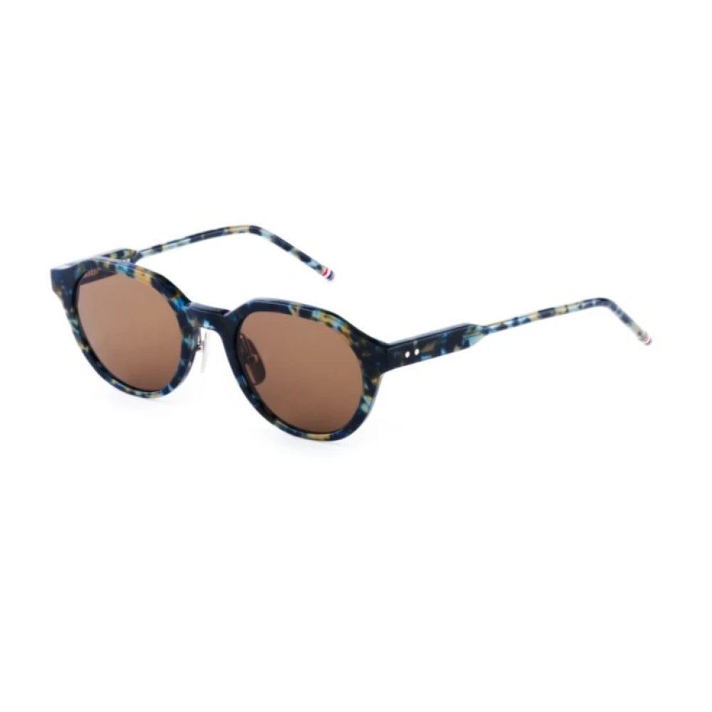 Thom Browne Unisex Multicolor Sunglasses, 49 Mm, Acetate Oval Sunglasses