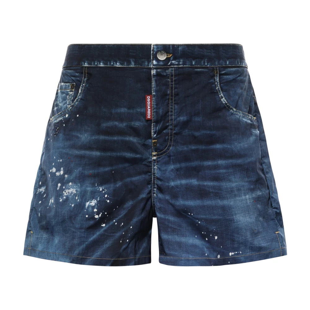 Dsquared2 Men's Blue Denim Shorts - Denim Shorts - M - Shorts