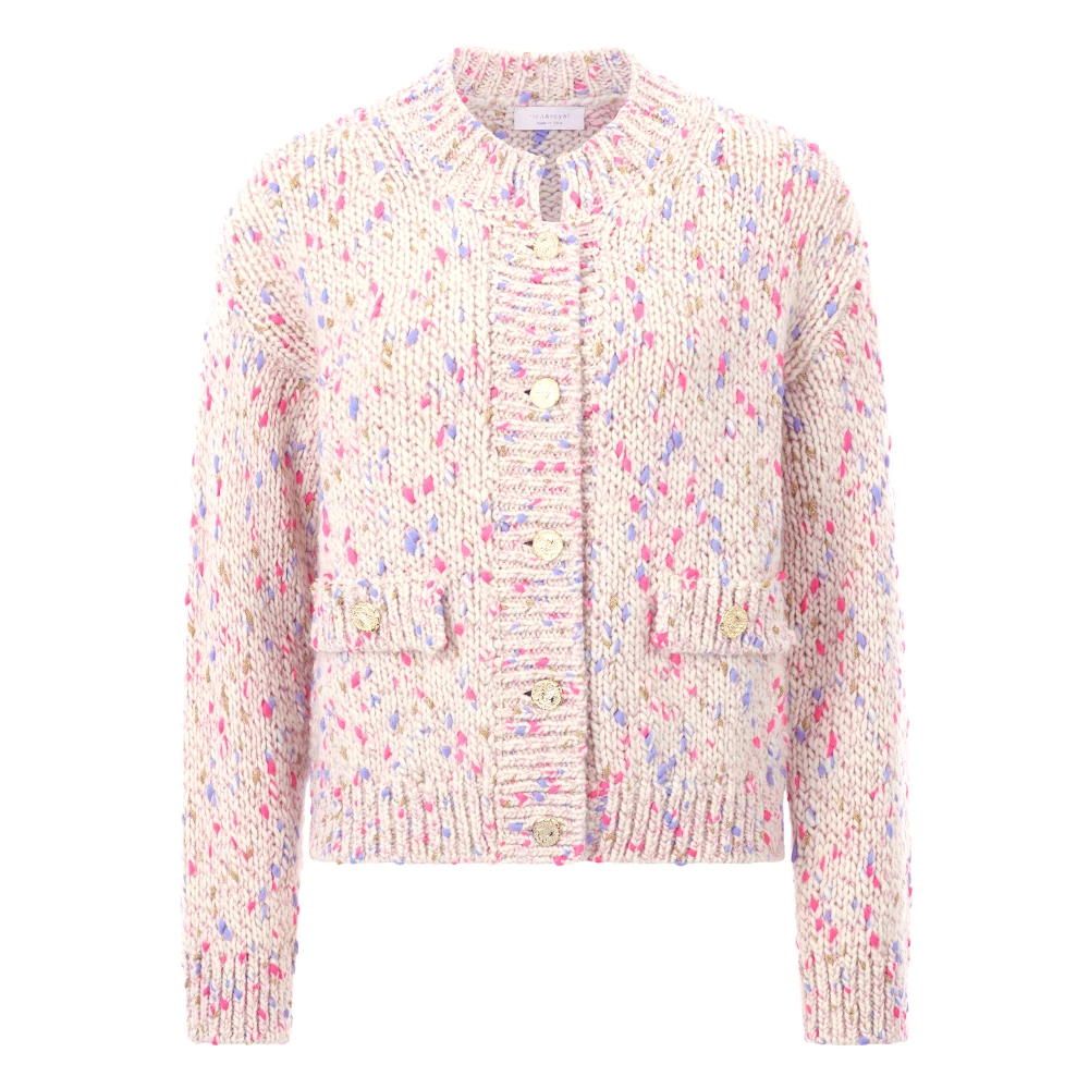 Rich & Royal Neps Yarn Vest Pink Dames